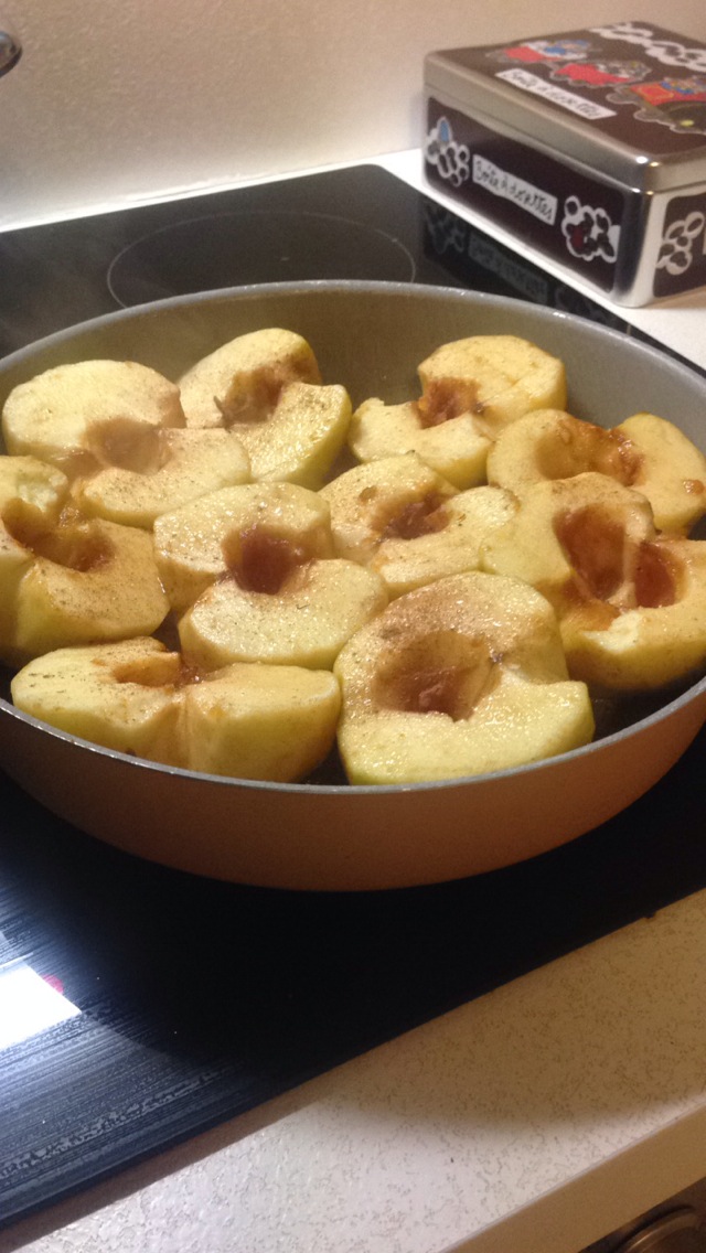 cuisson des pommes