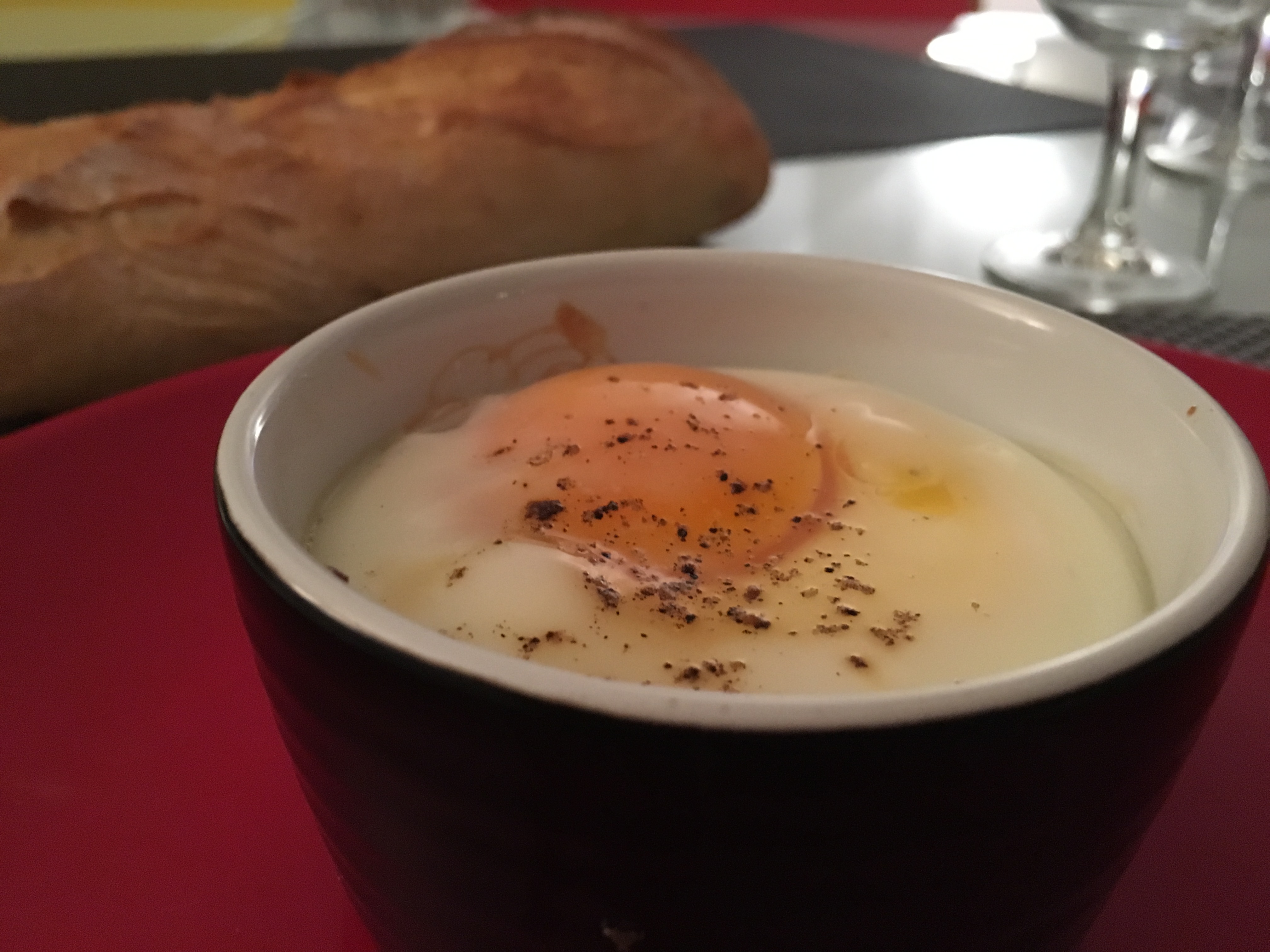 Oeuf cocotte au foie gras